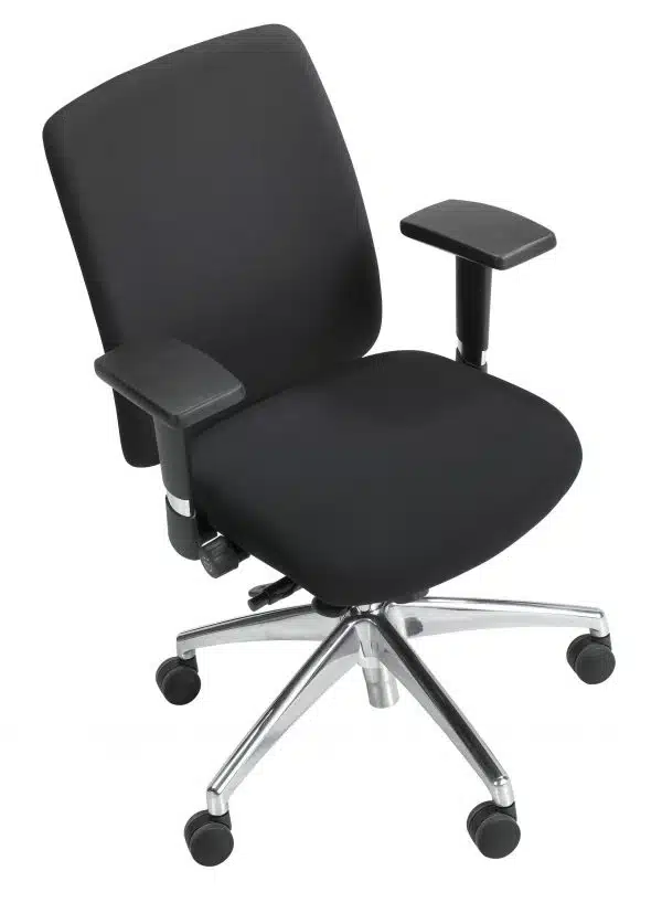 Zwarte bureaustoel Model 2121 - Afbeelding 2
